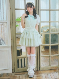 ギンガムティアードJSK - Ank Rouge(アンクルージュ)のワンピース  