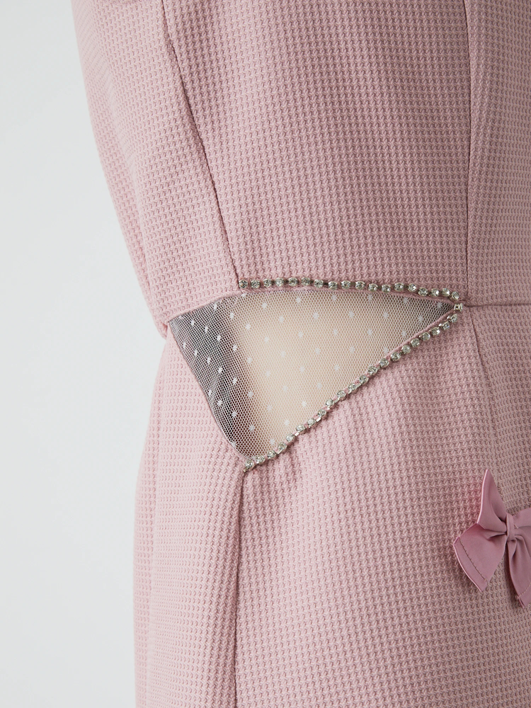 ウエストチュールお姉さんノースリワンピース - Ank Rouge(アン