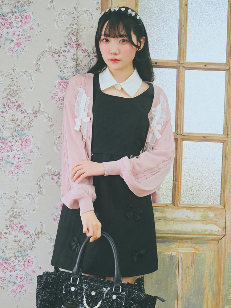 ウエストチュールお姉さんノースリワンピース - Ank Rouge(アン