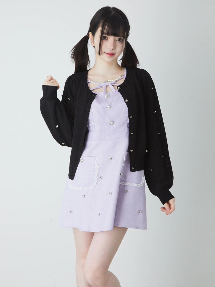 A part by ワンピース ホールガーメントニットノースリーブ