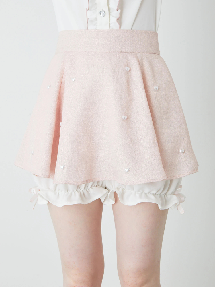 ハートパールかぼちゃパンツスカパン - Ank Rouge(アンクルージュ)の