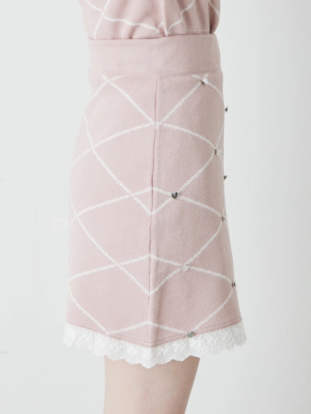 ジャガードニットスカート - Ank Rouge(アンクルージュ)のスカート  