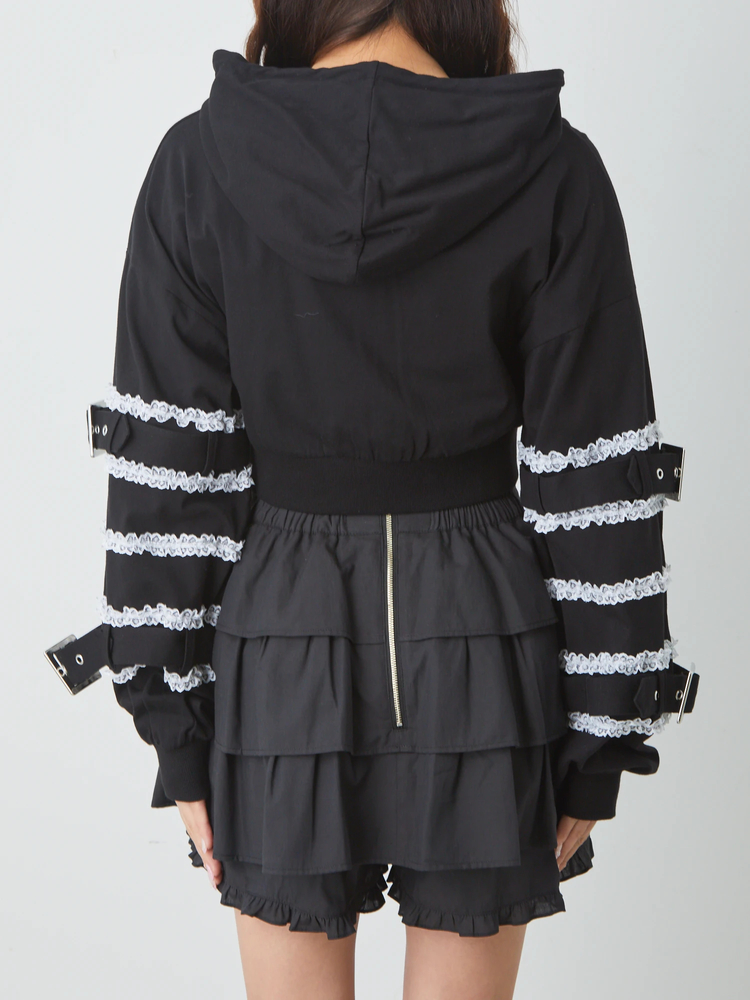 ゴシックショートパーカー - Ank Rouge(アンクルージュ)のパーカ