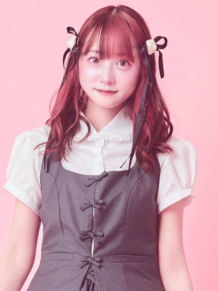【専用】Ank Rouge BIGリボン　重ね着風　coquette y2k Ank Rouge BIGリボン 重ね着風 coquette y2k 00s（Ank Rouge