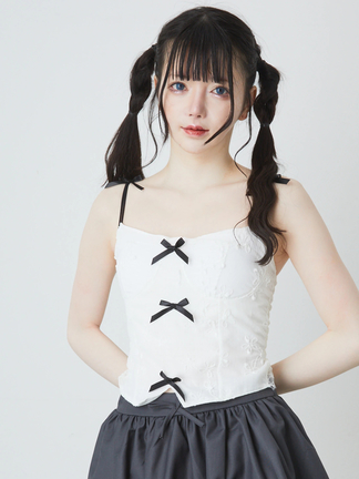 バレエコアレースインナー - Ank Rouge(アンクルージュ)のキャミソール