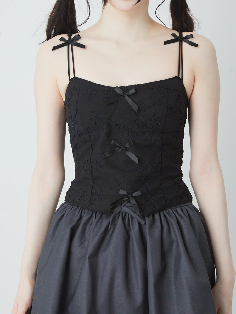 バレエコアレースインナー - Ank Rouge(アンクルージュ)のキャミソール