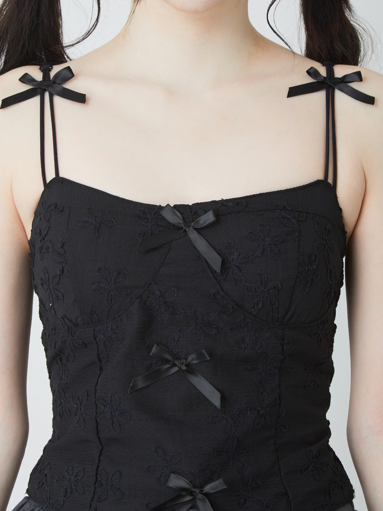 バレエコアレースインナー - Ank Rouge(アンクルージュ)のキャミソール