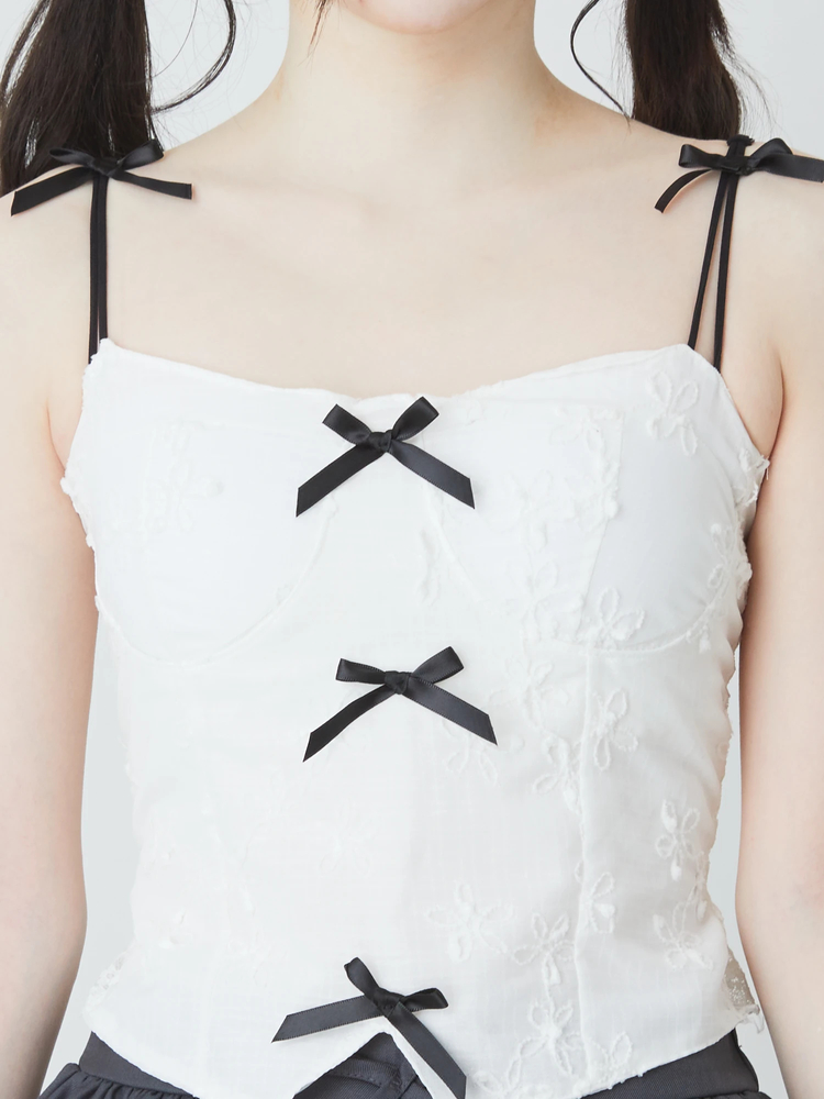 バレエコアレースインナー - Ank Rouge(アンクルージュ)のキャミソール