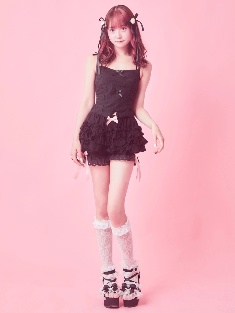 バレエコアレースインナー - Ank Rouge(アンクルージュ)のキャミソール