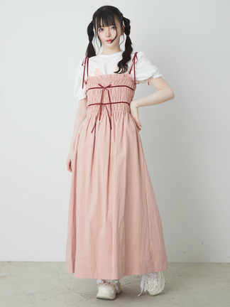 リボンロングワンピース - Ank Rouge(アンクルージュ)のワンピース