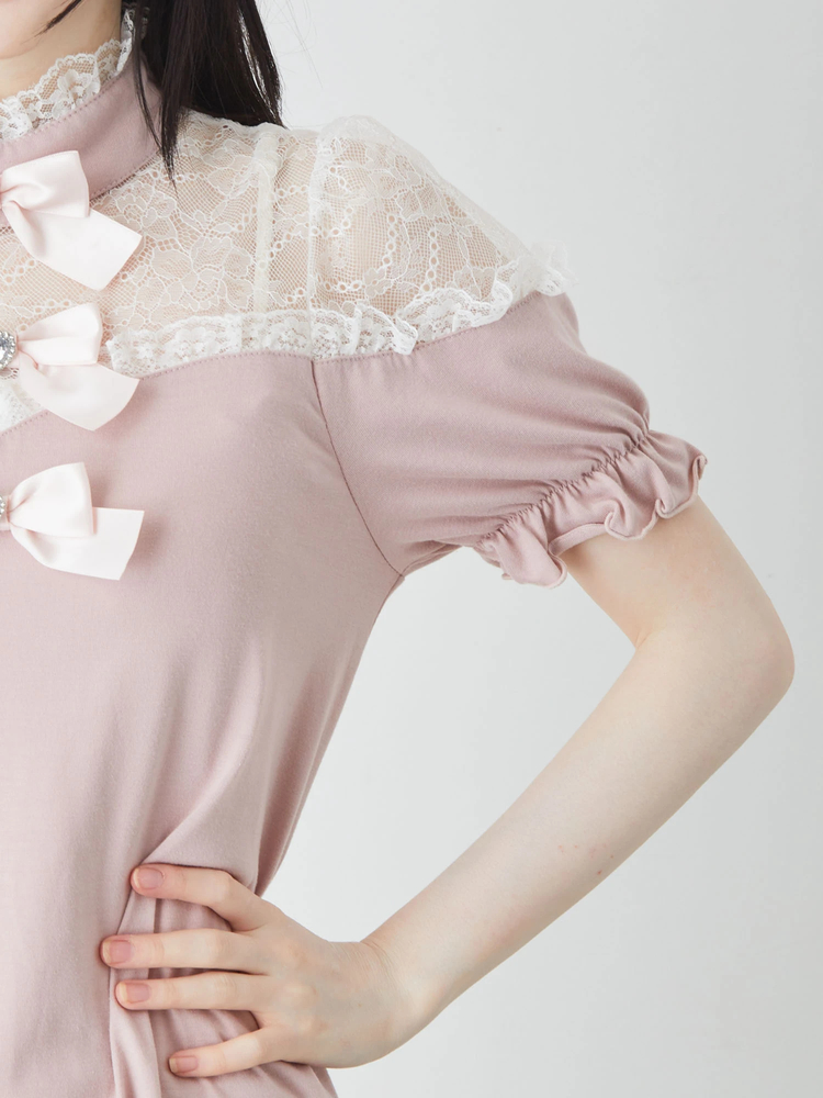 レース切り替えカットOP - Ank Rouge(アンクルージュ)のワンピース