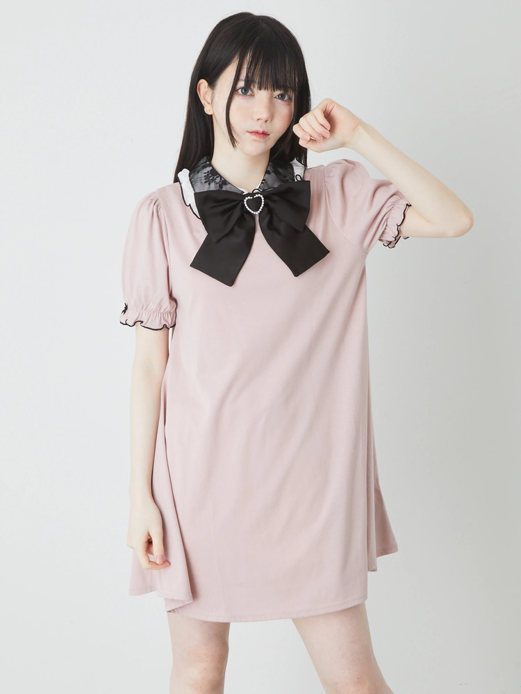 柚子　ananotherangelusレース衿ジャケット付きワンピース 柚子 ananotherangelusレース衿ジャケット付きワンピース an