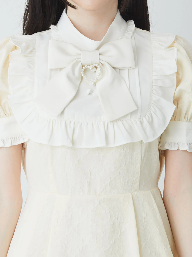 AnkRouge ローズジャガードコンビネゾン ワンピース ローズジャガードコンビネゾン - Ank Rouge(アンクルージュ)の