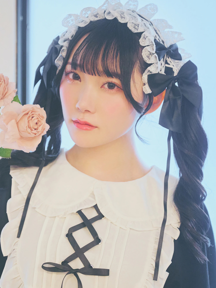 リボンヘッドドレス(ピンク)