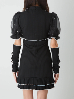 バレエコアカットワンピース