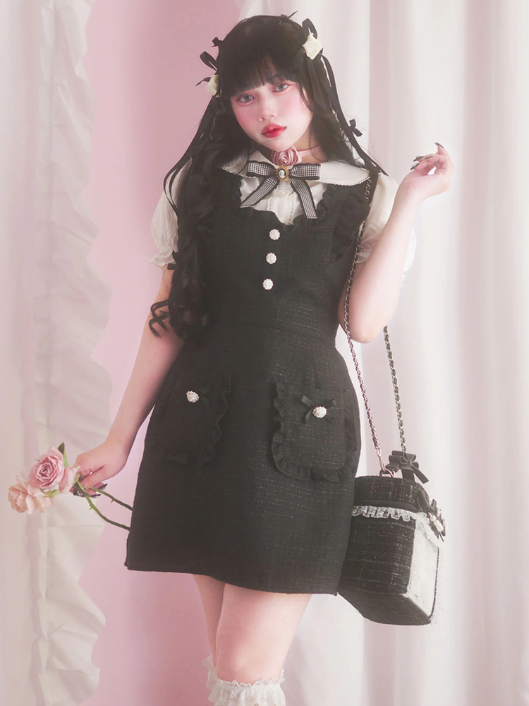 クラシカルローズツイードJSK - Ank Rouge(アンクルージュ)の