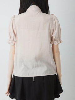 リボンタイブラウス