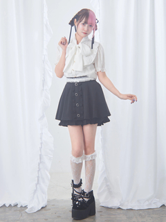 リボンタイブラウス