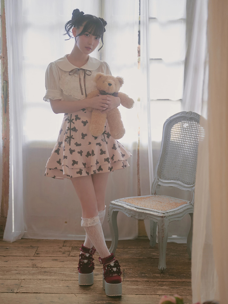 くまちゃんコーデュロイスカート - Ank Rouge(アンクルージュ)の