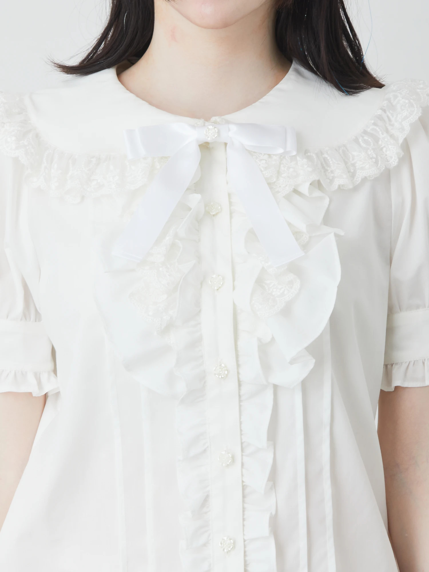SALE！Horror Vacui のフリルブラウス（HORROR VACUI ブラウス）