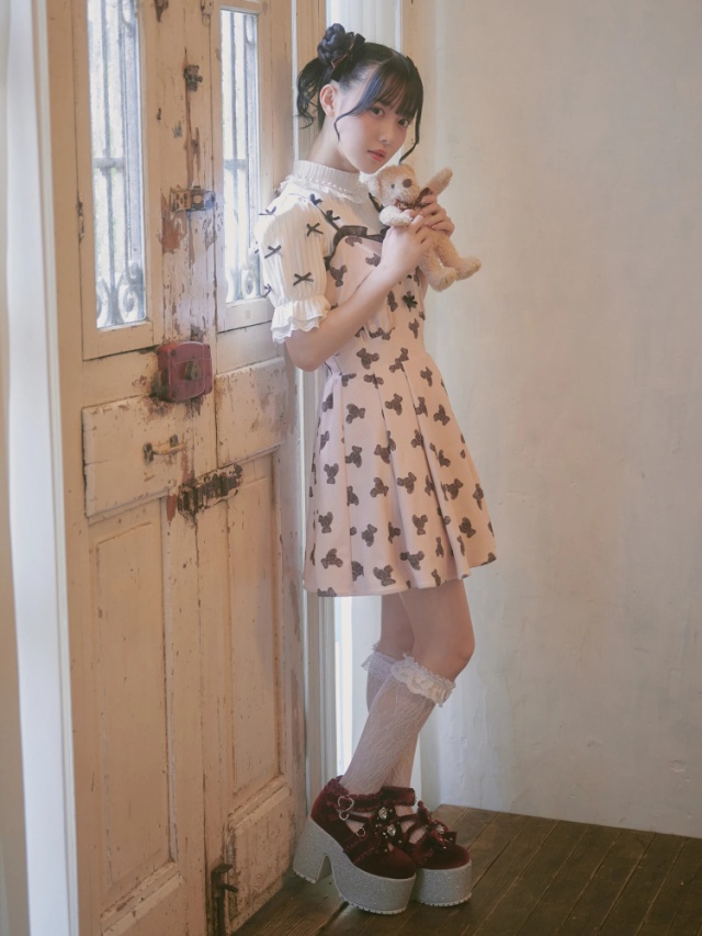 くまちゃんキャミワンピース - Ank Rouge(アンクルージュ)のワンピース  