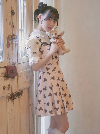 アンクルージュ Ank Rouge くま ベア ワンピース くまちゃんキャミワンピース - Ank Rouge(アンクルージュ)の
