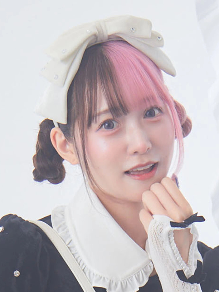 キラキラビジューベロアリボンカチューシャ - Ank Rouge(アン