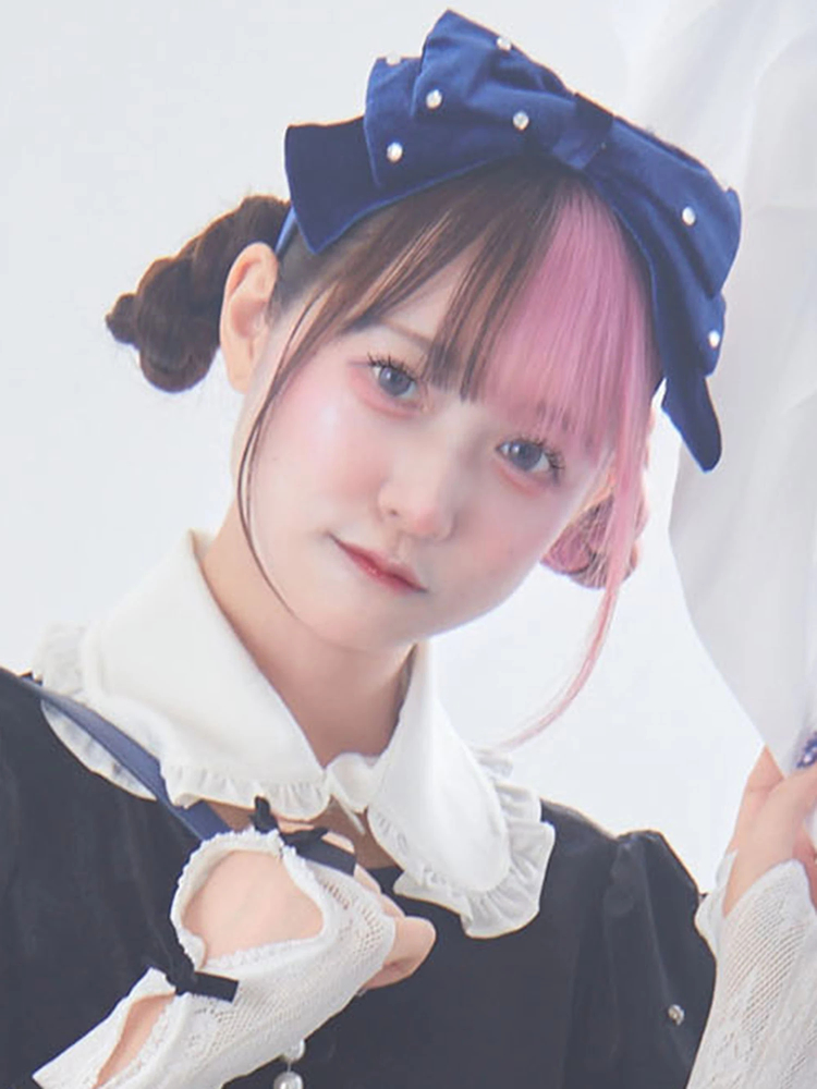 キラキラビジューベロアリボンカチューシャ - Ank Rouge(アン