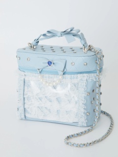 確定ファンサのおまじないビジューキルティングバニティBag - Ank 