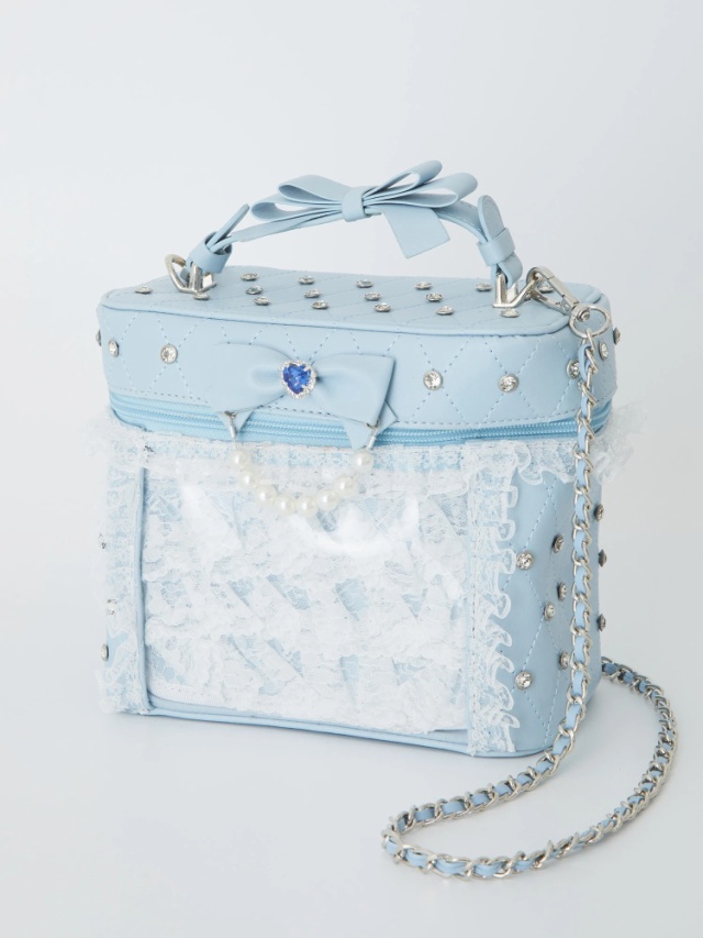 確定ファンサのおまじないビジューキルティングバニティBag - Ank  