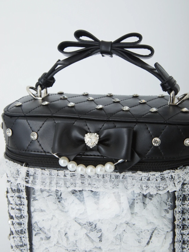 確定ファンサのおまじないビジューキルティングバニティBag - Ank  