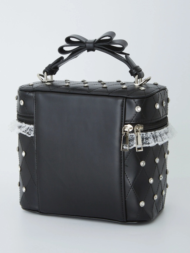 確定ファンサのおまじないビジューキルティングバニティBag - Ank 