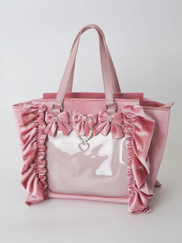 確定ファンサのおまじないベロアBag(特大) - Ank Rouge(アン