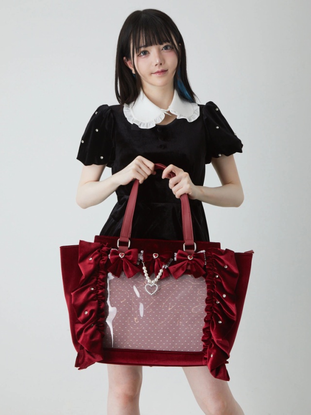 確定ファンサのおまじないベロアBag(特大) - Ank Rouge(アンクルージュ  