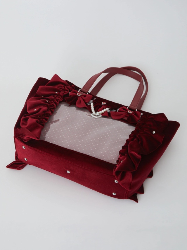 確定ファンサのおまじないベロアBag(特大) - Ank Rouge(アンクルージュ 