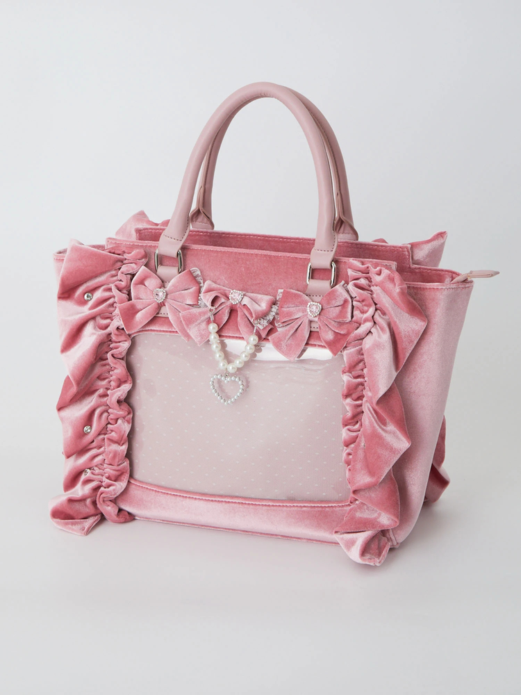 定番のお歳暮&冬ギフトの商品をすべ 確定ファンサのおまじないベロアBag(大) - Ank Rouge(アン バッグ