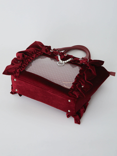 確定ファンサのおまじないベロアBag(大)