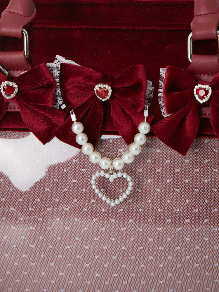 確定ファンサのおまじないベロアBag(大) - Ank Rouge(アンクルージュ