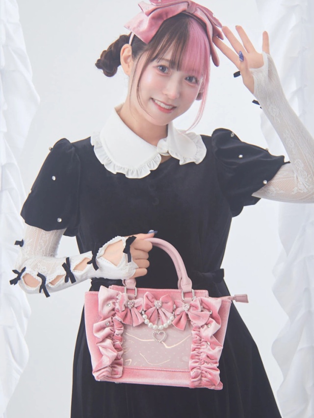 確定ファンサのおまじないベロアBag(小) - Ank Rouge(アンクルージュ 