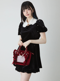 確定ファンサのおまじないベロアBag(小)
