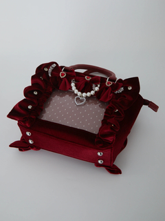 確定ファンサのおまじないベロアBag(小)