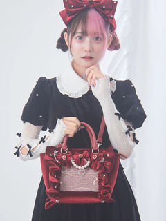 確定ファンサのおまじないベロアBag(小)