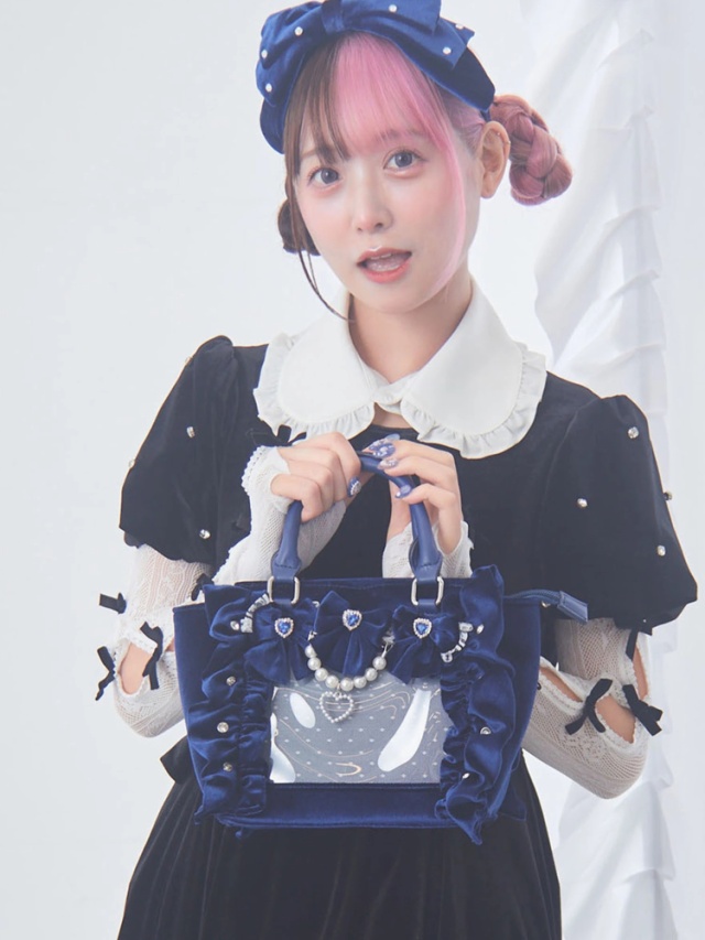 確定ファンサのおまじないベロアBag(小) - Ank Rouge(アンクルージュ 