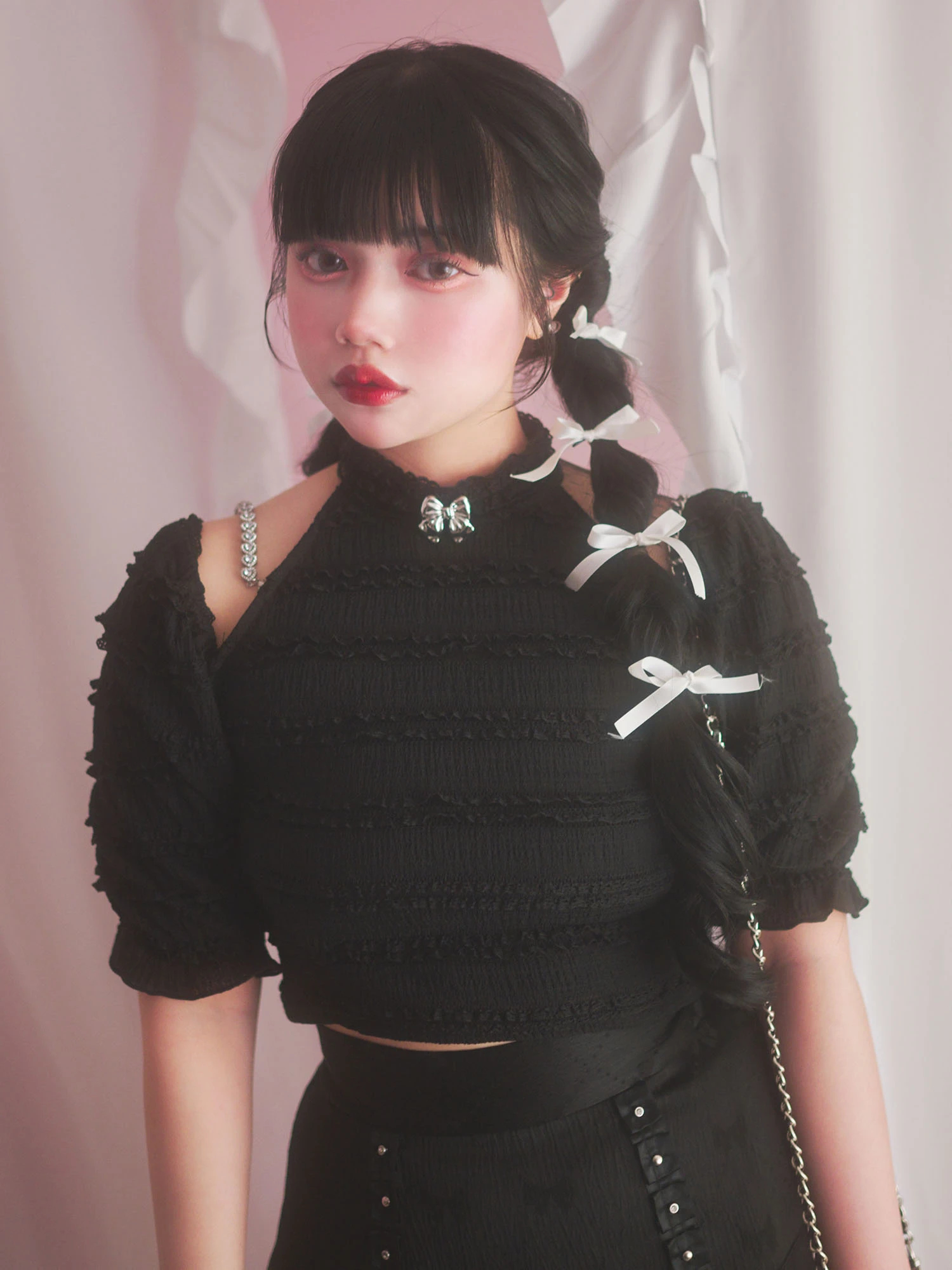 ワンショルレースTOPS - Ank Rouge(アンクルージュ)のTシャツ