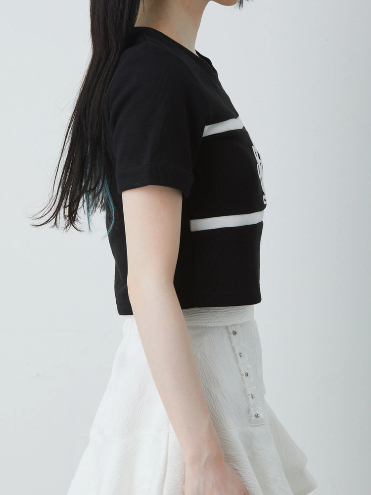 小物 T モノグラムロゴチビTOPS - Ank Rouge(アンクルージュ)のTシャツ
