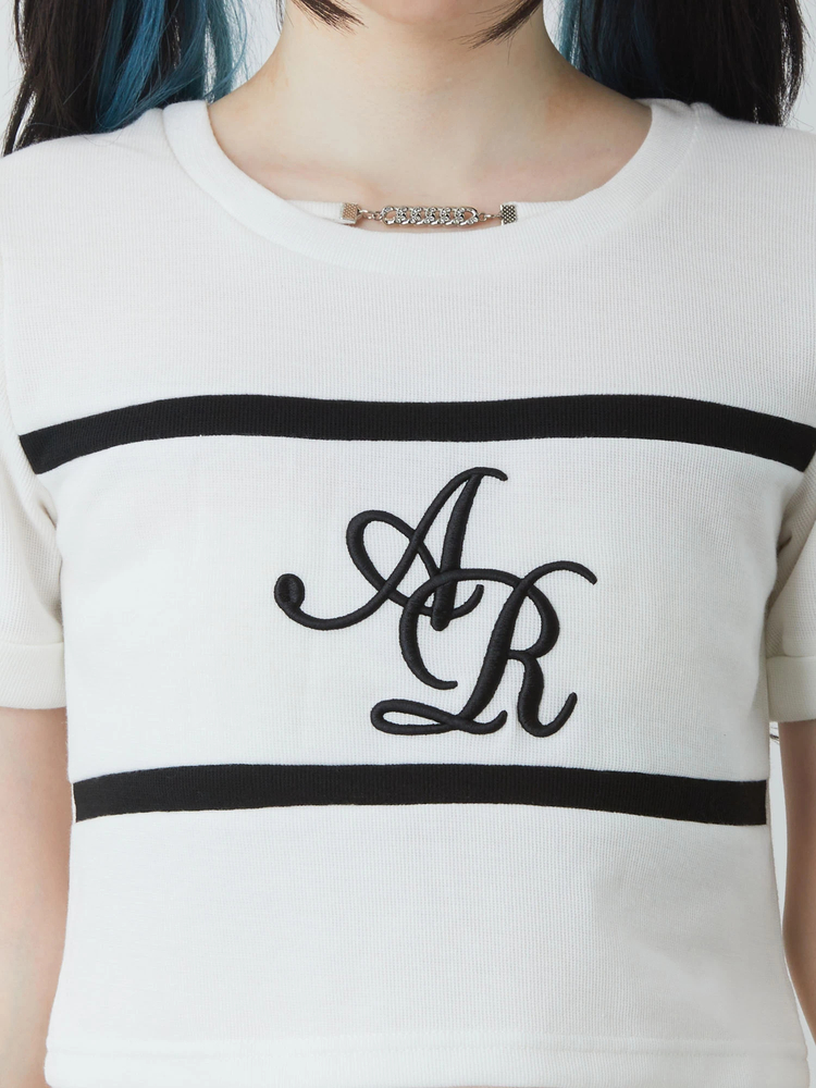 モノグラムロゴチビTOPS - Ank Rouge(アンクルージュ)のTシャツ