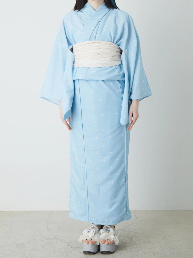 ハートドット浴衣 - Ank Rouge(アンクルージュ)の浴衣