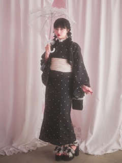 ハートドット浴衣 - Ank Rouge(アンクルージュ)の浴衣｜ファッション  