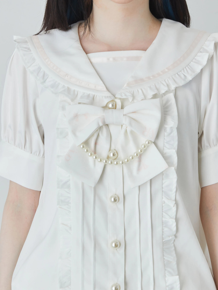 ANNE CLAIRE(アンクレ−ル)半袖カットソー(サイズ42)(ホワイト×イエロー) ファッション通販のNY.ONLINE