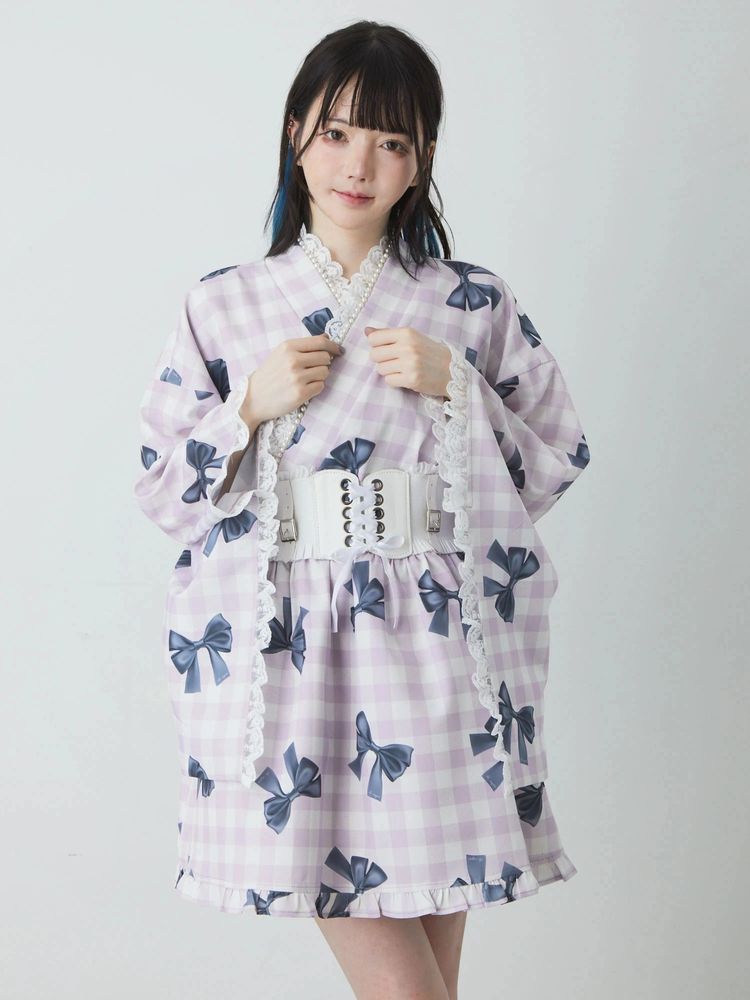 アンクルージュ　浴衣　帯 アンクルージュ♡ 浴衣ドレス、帯 セット - メルカリ